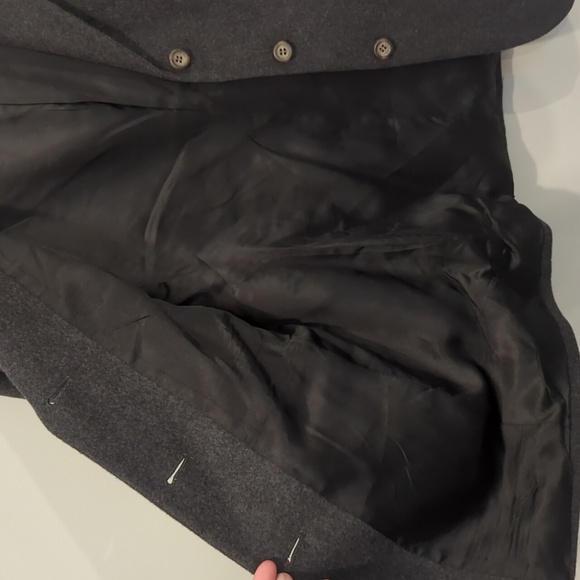 LL BEAN Blazer Wool Cashmere‎ in Charcoal Gray 🩶 size 10 - Picture 5 of 11